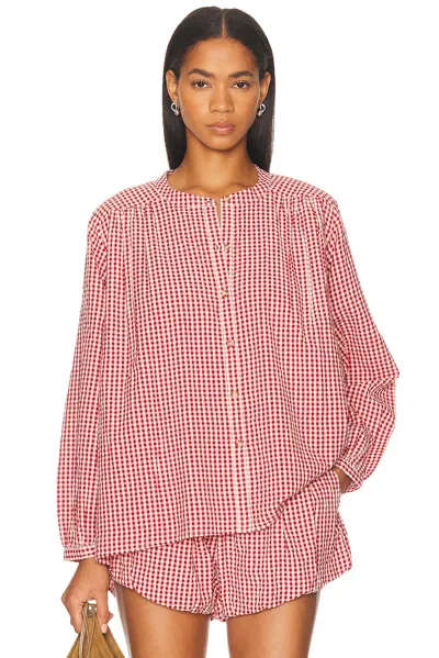 Posse Kariertes Hemd In Red