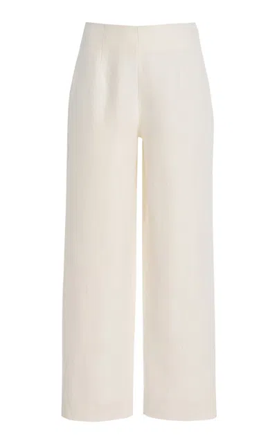 Posse Noelle Linen Pants In White
