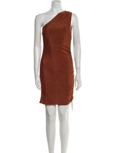 Pre-owned Posse One-shoulder Mini Dress