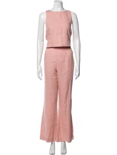 Pre-owned Posse Pant Set In Pink