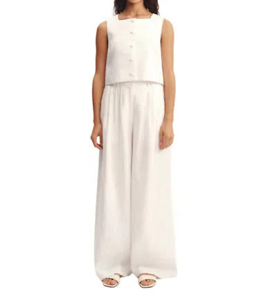 Posse Parker Trouser In Ivory In Neutral