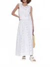 Posse Peggy Pull-on Maxi Skirt In Vintage White In White