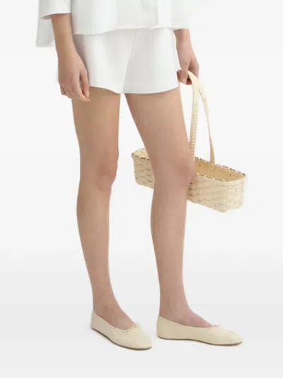 Posse Perri Button-fastening Shorts In White