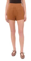 Posse Perri Shorts Chestnut In Chestnut