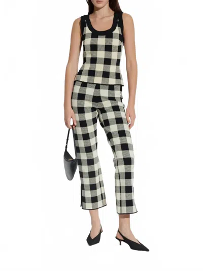POSSE PIPPA HIGH WAIST PANTS IN HERITAGE PLAID