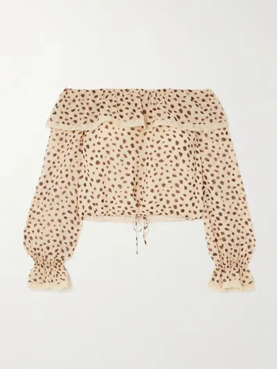 Posse Priscilla Blouse In Cheetah