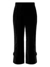 Posse Quincy Bow-detail Trousers In Black