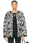 Posse Romeo Reversible Jacket In Bone & Black