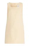 Posse Rio Linen Mini Dress In Yellow