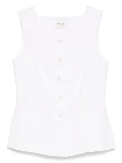 Posse Rio Vest In White