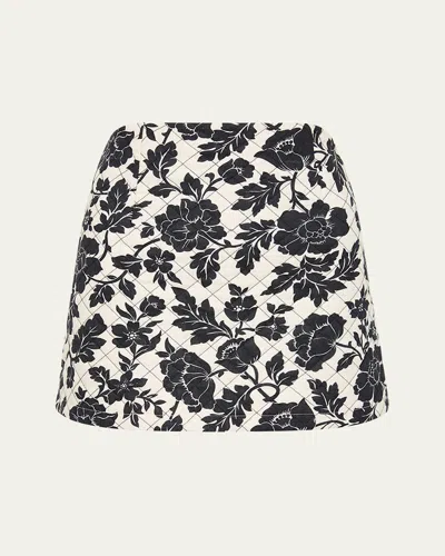 POSSE ROMEO FLORAL MINI SKIRT