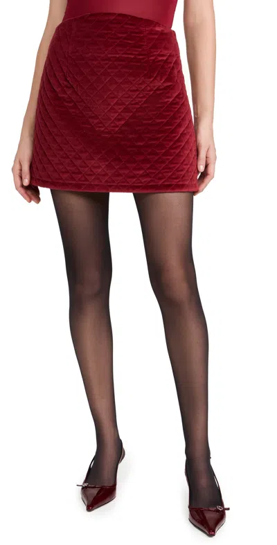 Posse Romeo Mini Skirt Red