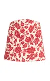 Posse Romeo Quilted Linen Mini Skirt In Red
