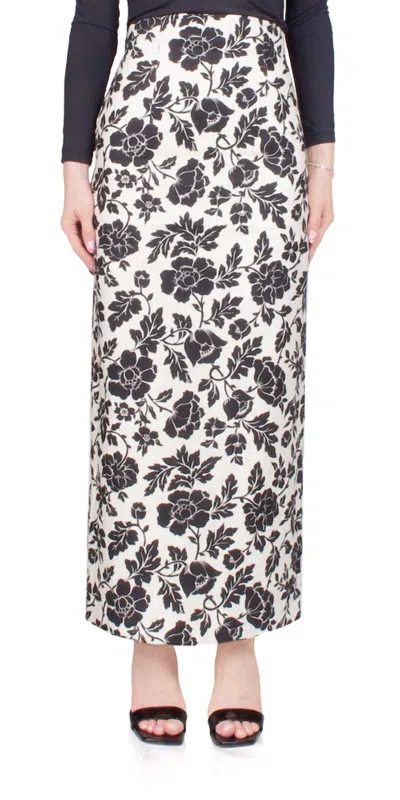POSSE ROMEO SKIRT IN NOIR BLOOM