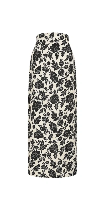 POSSE ROMEO SKIRT NOIR BLOOM