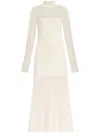 Posse Romy Crochet-trimmed Maxi Dress In Neutral