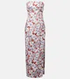 Posse Rosalie Floral Linen Maxi Dress