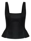 Posse Inactive Coo China Style Rosalie Top In Black