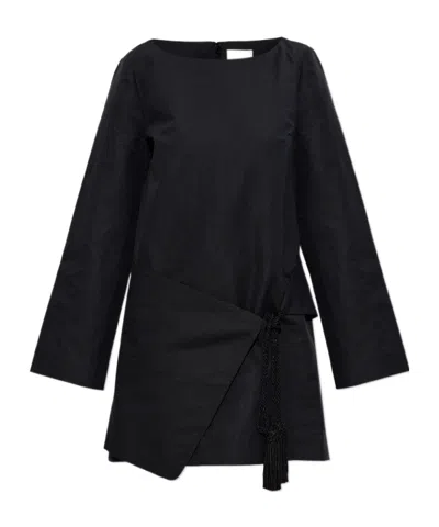 Posse Round Neck Long Sleeve Dress In Multi