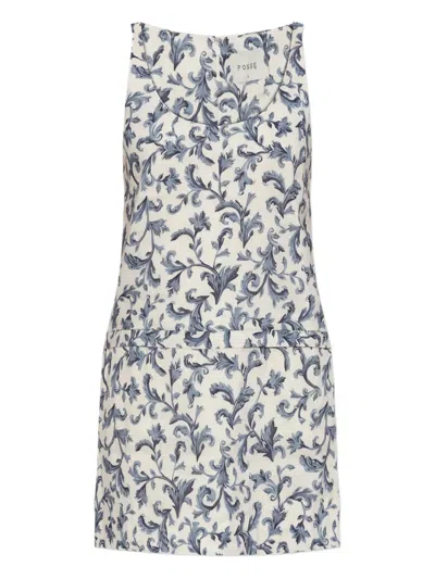 POSSE RUE BAROQUE-PRINT MINI DRESS