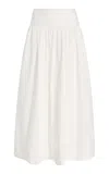 Posse Rue Cotton Halter Top In White