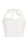 Posse Rue Cotton Maxi Skirt In White
