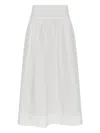 Posse Rue Maxi Skirt In White