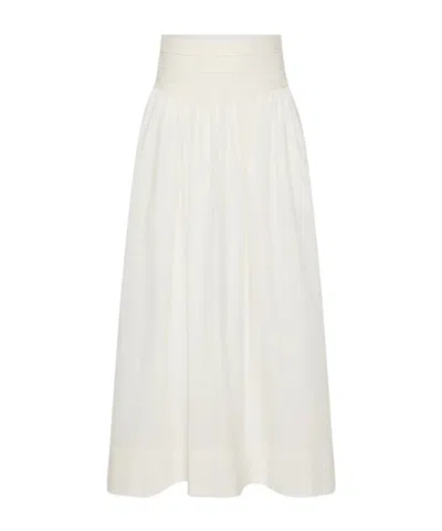 Posse Rue Maxi Skirt In White