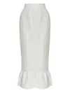Posse Ruffled Linen Skirt