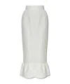 Posse Ruffled Linen Skirt