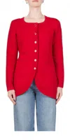 Posse Sabrina Cardigan In Ruby In Red