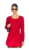 Posse Sabrina Cardigan Ruby In Ruby