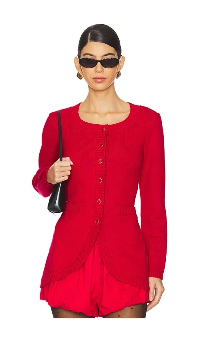 POSSE SABRINA LONG SLEEVE CARDIGAN