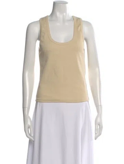 Pre-owned Posse Scoop Neck Sleeveless Top W/ Tags In Neutral