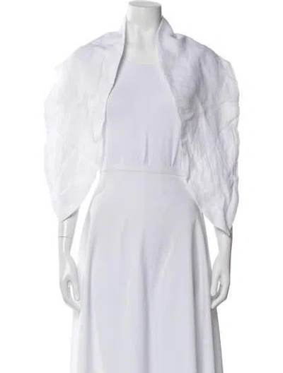 Pre-owned Posse Shawl In White