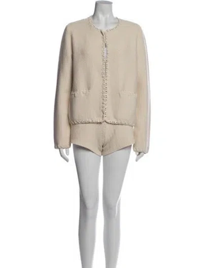 Pre-owned Posse Short Set In Neutral