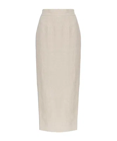 Posse Solid-colored Skirt In Neutral