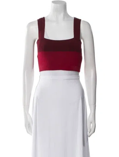 Pre-owned Posse Square Neckline Sweater In Pink