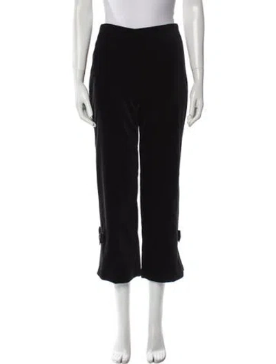 Pre-owned Posse Straight Leg Pants In Black