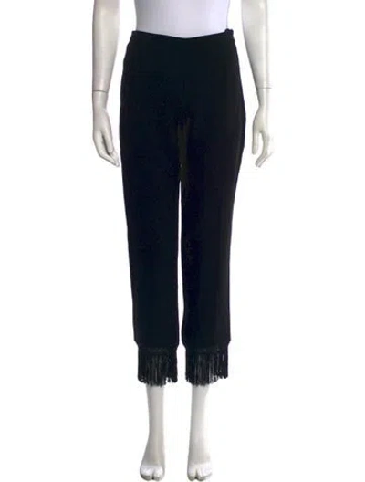 Pre-owned Posse Straight Leg Pants In Black