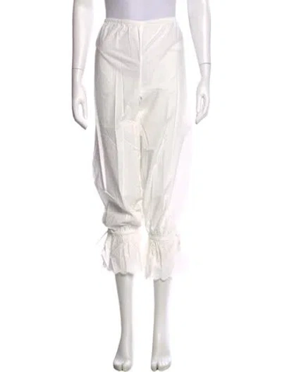 Pre-owned Posse Straight Leg Pants W/ Tags In White