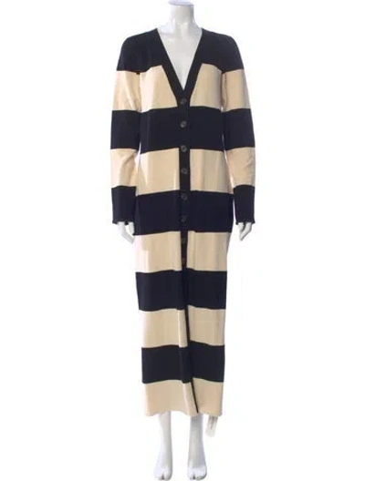 Pre-owned Posse Striped Long Dress W/ Tags