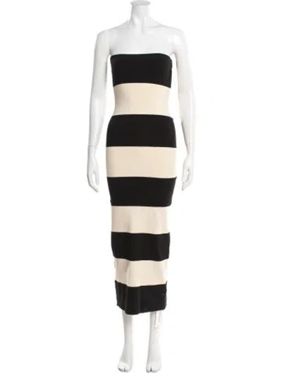 Pre-owned Posse Striped Long Dress W/ Tags In Multicolor
