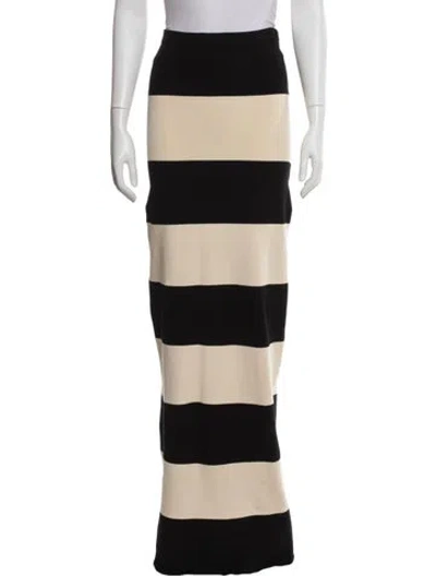 Pre-owned Posse Striped Long Skirt In Multi