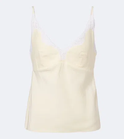 Posse Tabitha Embroidered Top In White