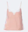 Posse Tabitha Lace-trimmed Top In Multi