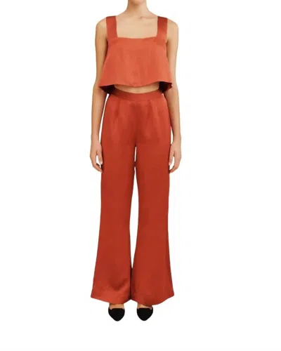 Posse Tia Trouser In Redwood In Multi