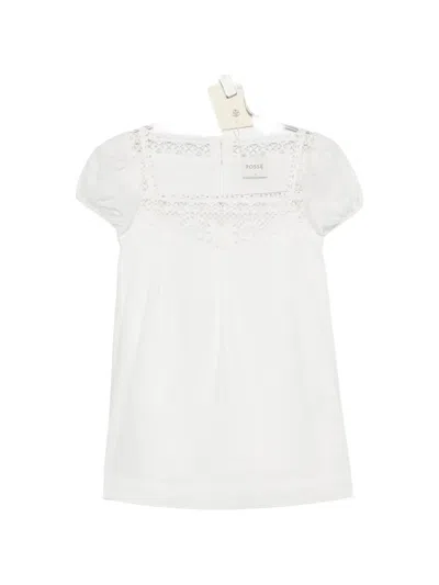 Posse Veda Crochet-trim Blouse In White