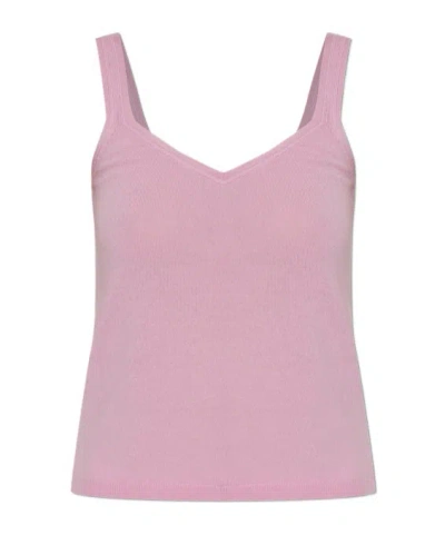 Posse V-neck Vest In Pink