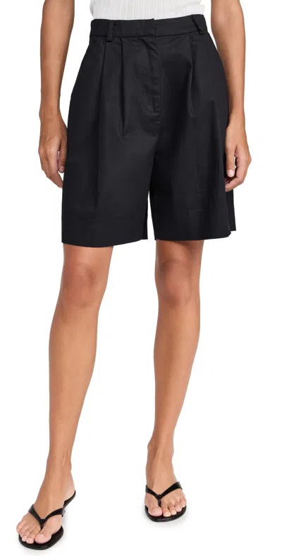 Posse Cotton Wesley Shorts In Black